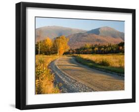 Valley Road in Jefferson, Presidential Range, White Mountains, New Hampshire, USA-Jerry & Marcy Monkman-Framed Photographic Print