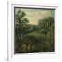 Valley Scene with Trees-John Constable-Framed Giclee Print