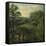 Valley Scene with Trees-John Constable-Framed Stretched Canvas
