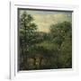 Valley Scene with Trees-John Constable-Framed Giclee Print