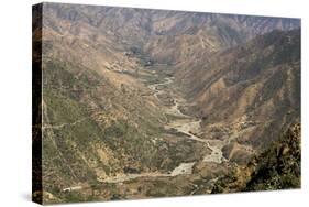 Valley Seen from the Old Road from Asmara to Massawa-Augusto Leandro Stanzani-Stretched Canvas