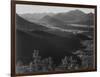 Valley Surrounded By Mountains "In Rocky Mountain National Park "Colorado. 1933-1942-Ansel Adams-Framed Art Print