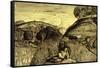 Valley Thick with Corn, 19th Century-Samuel Palmer-Framed Stretched Canvas