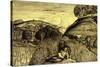 Valley Thick with Corn, 19th Century-Samuel Palmer-Stretched Canvas