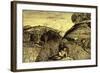 Valley Thick with Corn, 19th Century-Samuel Palmer-Framed Giclee Print