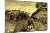 Valley Thick with Corn, 19th Century-Samuel Palmer-Mounted Giclee Print