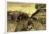 Valley Thick with Corn, 19th Century-Samuel Palmer-Framed Giclee Print