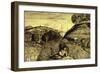 Valley Thick with Corn, 19th Century-Samuel Palmer-Framed Giclee Print