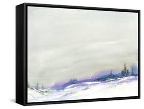 Valley Trees-null-Framed Stretched Canvas