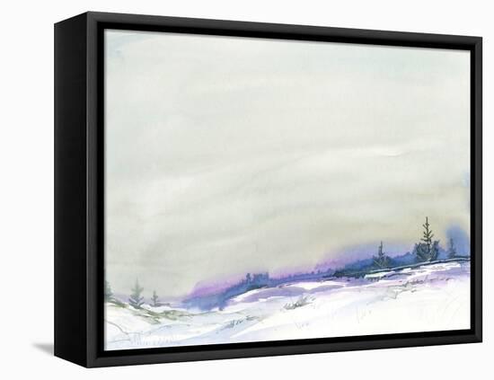 Valley Trees-null-Framed Stretched Canvas