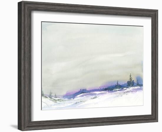 Valley Trees-null-Framed Giclee Print
