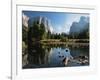 Valley View of El Capitan, Cathedral Rock, Merced River in Yosemite National Park, California, USA-Dee Ann Pederson-Framed Photographic Print