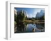 Valley View of El Capitan, Cathedral Rock, Merced River in Yosemite National Park, California, USA-Dee Ann Pederson-Framed Premium Photographic Print