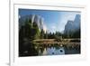 Valley View of El Capitan, Cathedral Rock, Merced River in Yosemite National Park, California, USA-Dee Ann Pederson-Framed Photographic Print