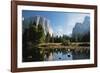 Valley View of El Capitan, Cathedral Rock, Merced River in Yosemite National Park, California, USA-Dee Ann Pederson-Framed Photographic Print