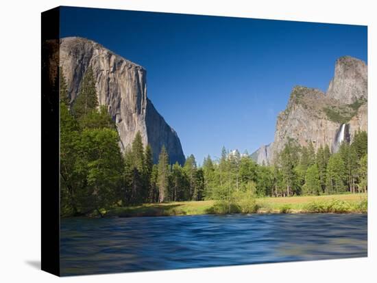 Valley View with El Capitan, Yosemite National Park, CA-Jamie & Judy Wild-Stretched Canvas