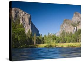 Valley View with El Capitan, Yosemite National Park, CA-Jamie & Judy Wild-Stretched Canvas