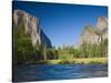 Valley View with El Capitan, Yosemite National Park, CA-Jamie & Judy Wild-Stretched Canvas