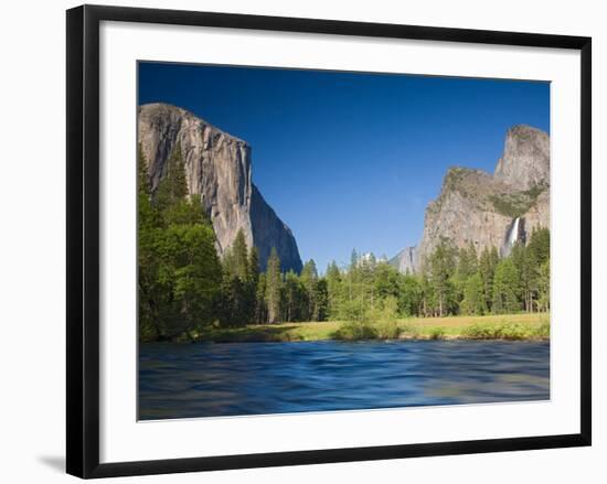 Valley View with El Capitan, Yosemite National Park, CA-Jamie & Judy Wild-Framed Photographic Print