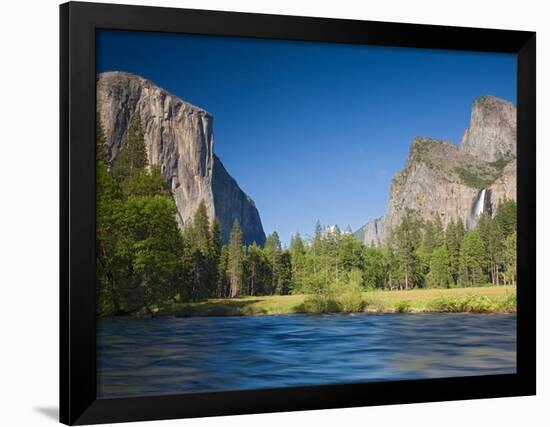 Valley View with El Capitan, Yosemite National Park, CA-Jamie & Judy Wild-Framed Photographic Print