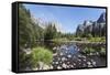 Valley View with El Capitan, Yosemite National Park, California, Usa-Jean Brooks-Framed Stretched Canvas
