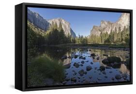 Valley View with El Capitan, Yosemite National Park, California, Usa-Jean Brooks-Framed Stretched Canvas