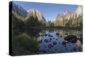 Valley View with El Capitan, Yosemite National Park, California, Usa-Jean Brooks-Stretched Canvas