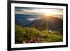 Valley View with Villages and Mountains at Sunrise. View from Adam's Peak, Sri Lanka-Dudarev Mikhail-Framed Photographic Print