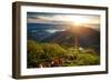 Valley View with Villages and Mountains at Sunrise. View from Adam's Peak, Sri Lanka-Dudarev Mikhail-Framed Photographic Print