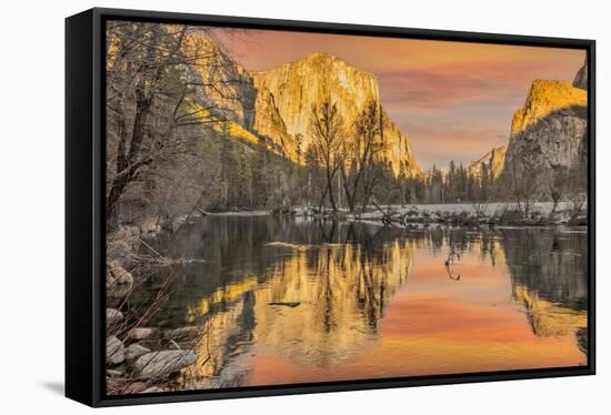 Valley View, Yosemite, California.-John Ford-Framed Stretched Canvas