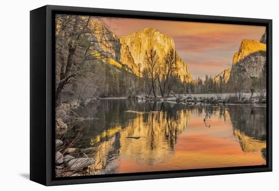 Valley View, Yosemite, California.-John Ford-Framed Stretched Canvas
