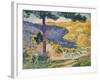 Valley with Fir (Shade on the Mountain), 1909-Henri-Edmond Cross-Framed Giclee Print