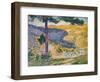 Valley with Fir (Shade on the Mountain), 1909-Henri-Edmond Cross-Framed Giclee Print
