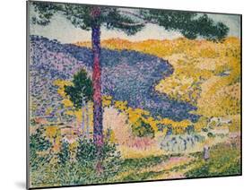 Valley with Fir (Shade on the Mountain), 1909-Henri-Edmond Cross-Mounted Giclee Print
