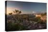 Valleys Below Pai Inacio in Chapada Diamantina National Park in Bahia State at Sunset-Alex Saberi-Stretched Canvas