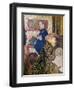 Vallotton and Misia in the Dining Room at Rue Saint-Florentin-Édouard Vuillard-Framed Giclee Print