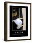 Valor. Cita Inspiradora Y Póster Motivacional-null-Framed Premium Photographic Print