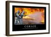 Valor. Cita Inspiradora Y Póster Motivacional-null-Framed Photographic Print