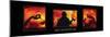 Valor: Firefighter Triptych-null-Mounted Art Print
