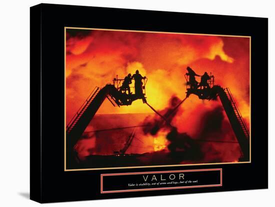 Valor - Firefighters-Unknown Unknown-Stretched Canvas