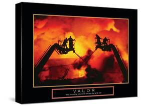 Valor - Firefighters-Unknown Unknown-Stretched Canvas