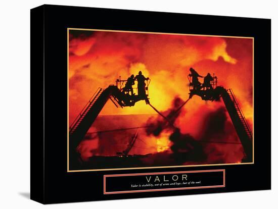 Valor - Firefighters-Unknown Unknown-Stretched Canvas