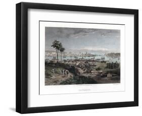 Valparaiso, Chile, 1840-Edward Willmann-Framed Giclee Print