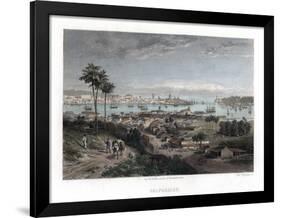 Valparaiso, Chile, 1840-Edward Willmann-Framed Giclee Print