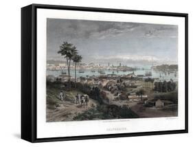 Valparaiso, Chile, 1840-Edward Willmann-Framed Stretched Canvas