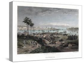 Valparaiso, Chile, 1840-Edward Willmann-Stretched Canvas