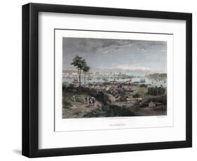 Valparaiso, Chile, 1840-Edward Willmann-Framed Premium Giclee Print