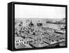 Valparaiso Harbour, Chile, 1893-John L Stoddard-Framed Stretched Canvas