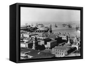 Valparaiso Harbour-null-Framed Stretched Canvas