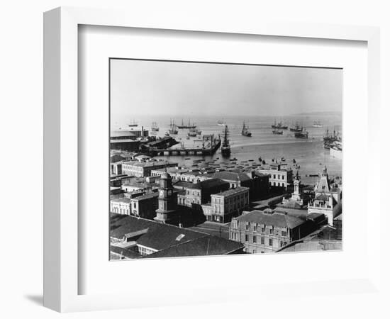 Valparaiso Harbour-null-Framed Photographic Print